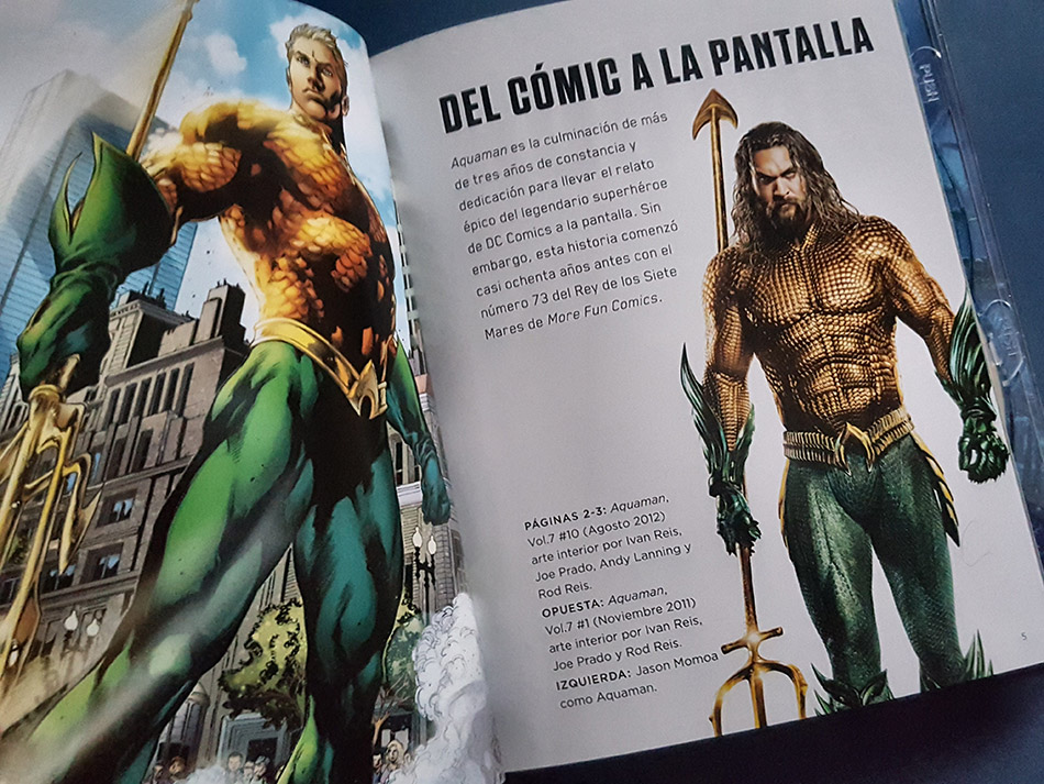 Fotografías del Digibook de Aquaman en Blu-ray 3D 18