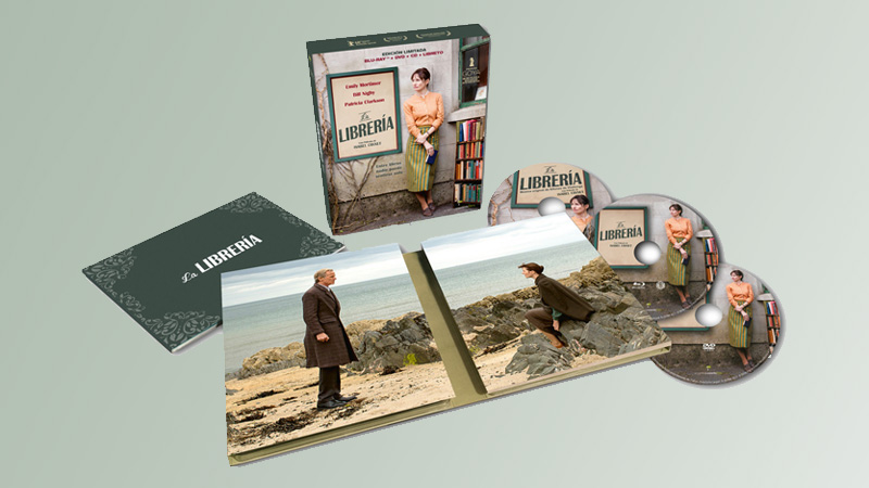 Oferta: Digipak de La Librería en Blu-ray con libreto y la BSO por 12€