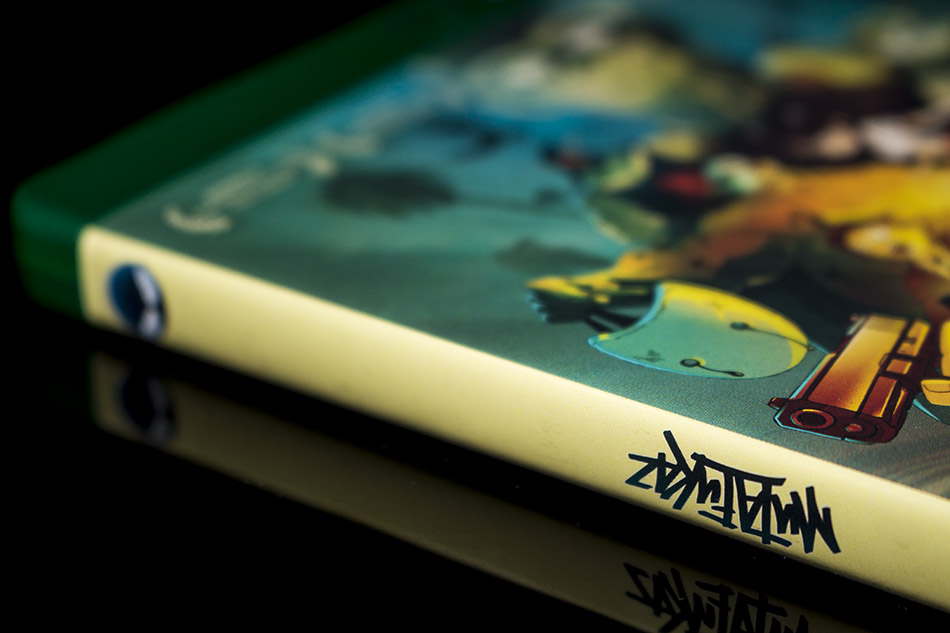 Fotografías del Blu-ray de Mutafukaz con libreto y caja verde 3