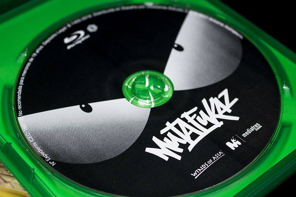 Fotografías del Blu-ray de Mutafukaz con libreto y caja verde 10