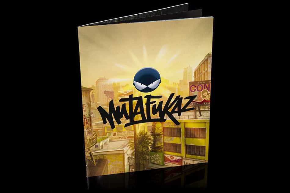 Fotografías del Blu-ray de Mutafukaz con libreto y caja verde 11