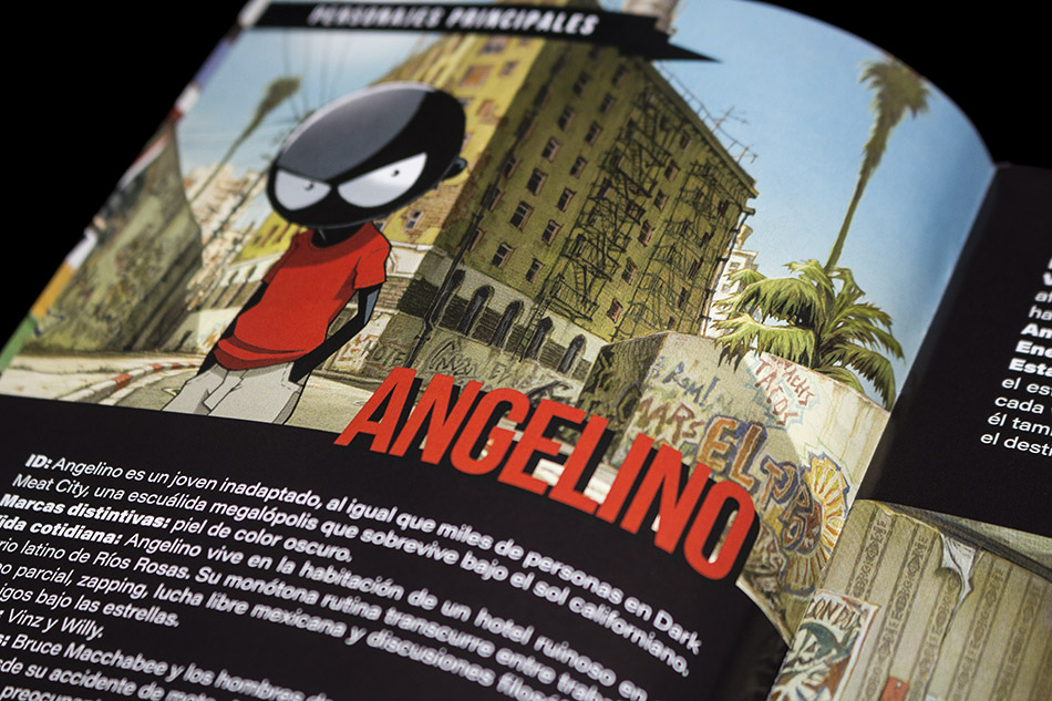 Fotografías del Blu-ray de Mutafukaz con libreto y caja verde 13