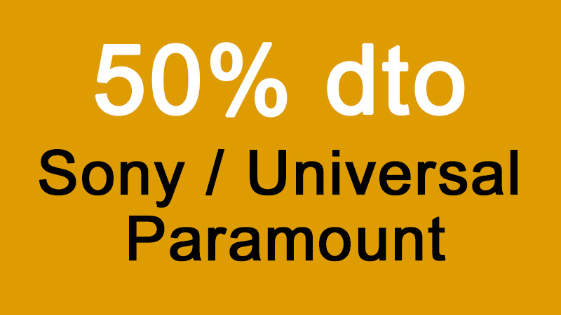 50% de descuento en Blu-ray y 4K de Sony/Universal/Paramount en fnac.es