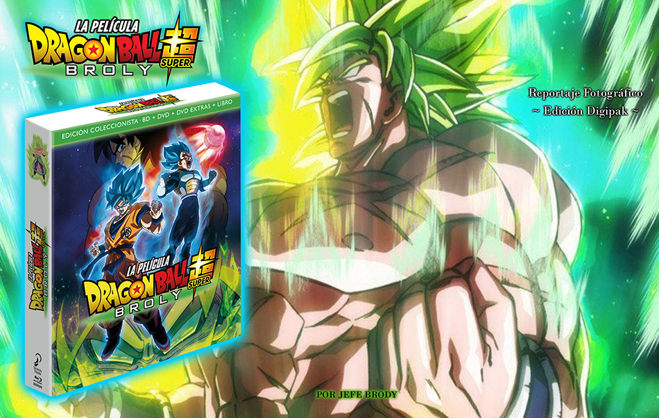 Fotografías de la edición coleccionista de Dragon Ball Super Broly en Blu-ray 1