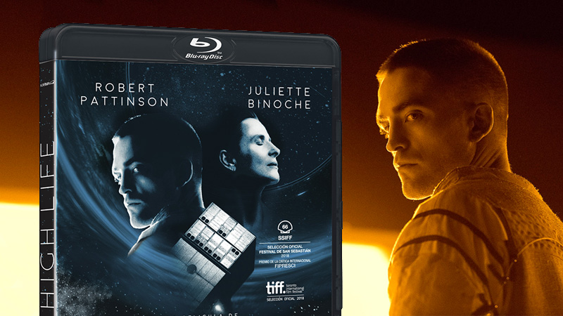 Carátula y contenidos de High Life en Blu-ray