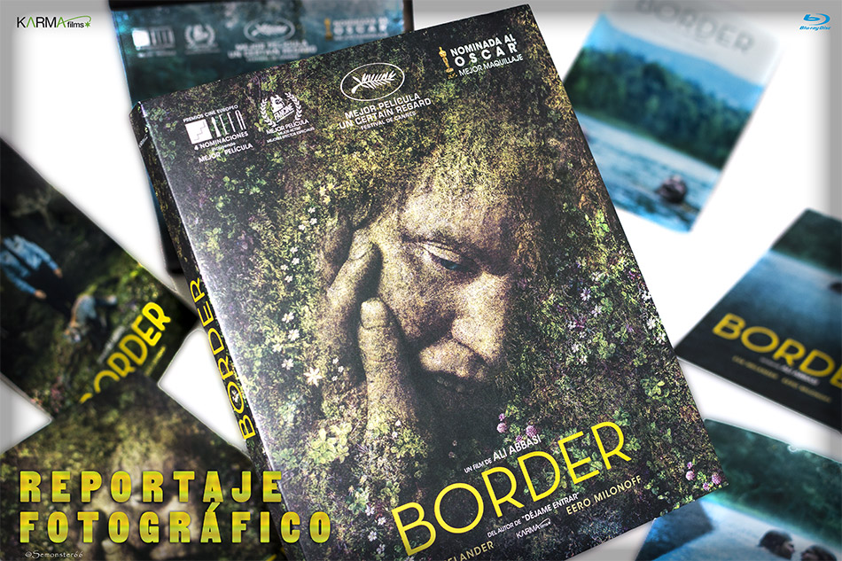 Fotografías del Blu-ray de Border con postales y libreto 1