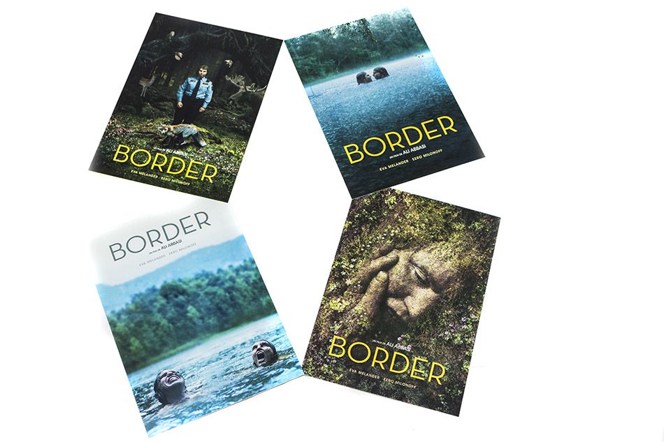 Fotografías del Blu-ray de Border con postales y libreto 12