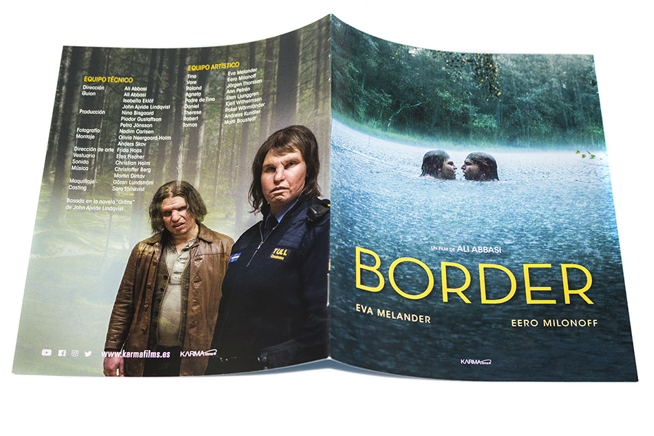 Fotografías del Blu-ray de Border con postales y libreto 13