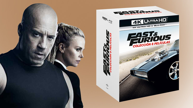 Pack Fast & Furious con las 8 películas en UHD 4K