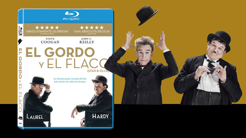 Todos los detalles de El Gordo y el Flaco (Stan & Ollie) en Blu-ray