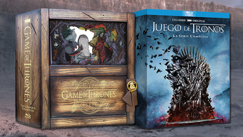 Imágenes del libro de la edición limitada de Juego de Tronos en Blu-ray