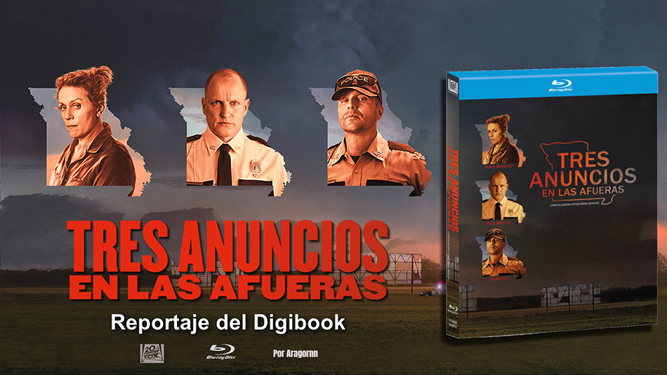 Fotografías del Digibook de Tres Anuncios en las Afueras en Blu-ray 1