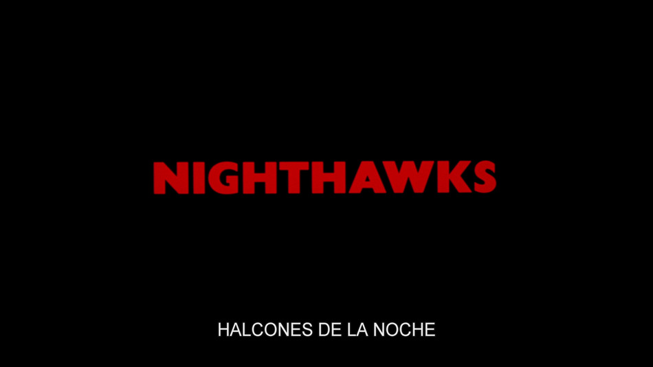 Capturas de imagen del Halcones de la Noche en Blu-ray