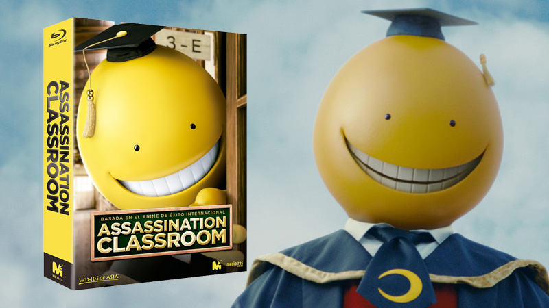 Pack con las dos películas de Assassination Classroom en Blu-ray