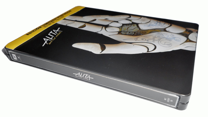Fotografías del Steelbook de Alita: Ángel de Combate en Blu-ray 3D