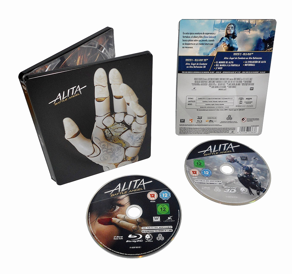 Fotografías del Steelbook de Alita: Ángel de Combate en Blu-ray 3D 15