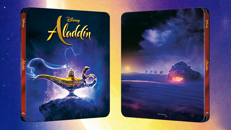 Posible diseño del Steelbook de Aladdin en Blu-ray