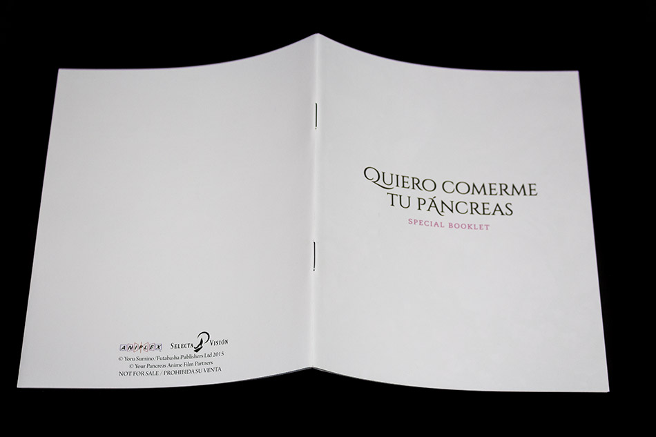 Fotografías de la edición coleccionista de Quiero comerme tu Páncreas en Blu-ray 24