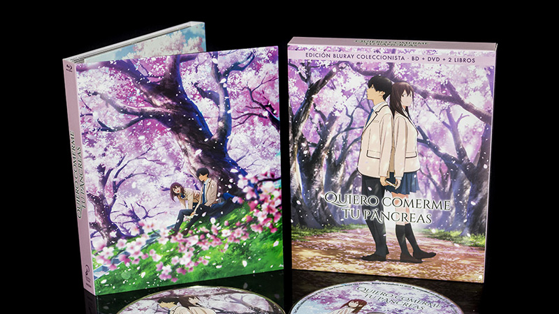Fotografías de la edición coleccionista de Quiero comerme tu Páncreas en Blu-ray