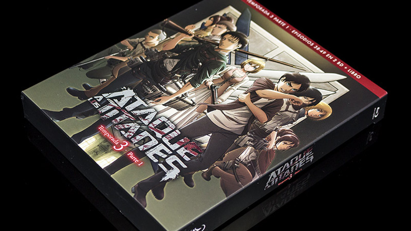 Fotografías de Ataque a los Titanes tercera temporada parte 1 en Blu-ray