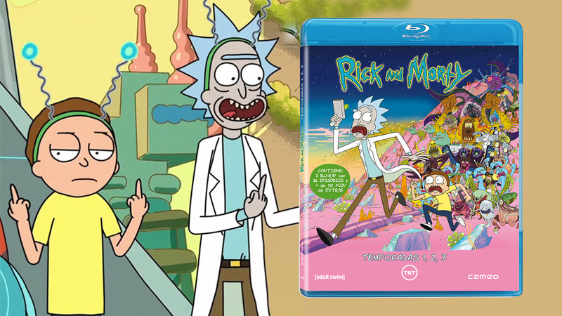 Información completa del pack Rick y Morty temporadas 1 a 3 en Blu-ray