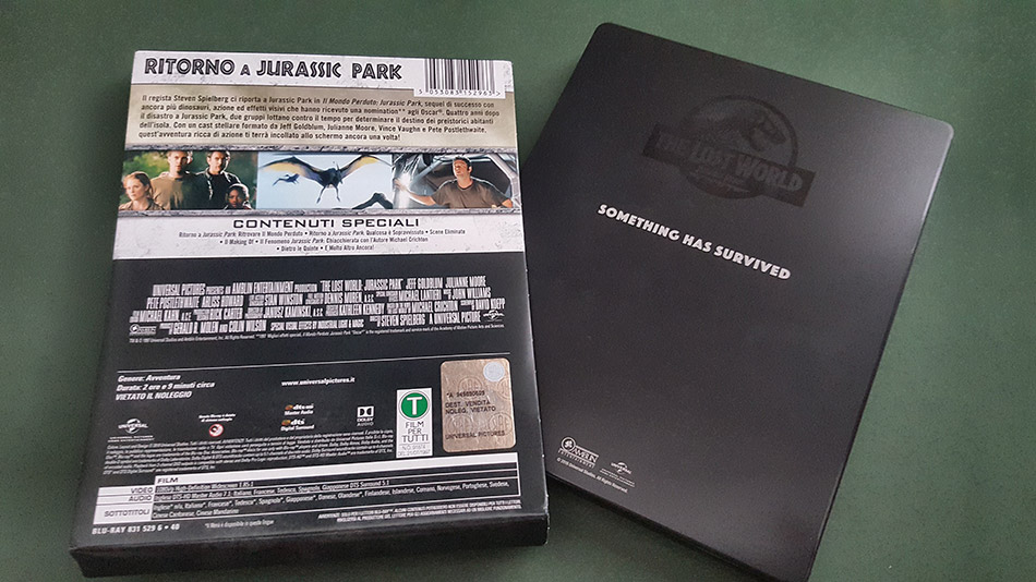 Fotografías del Steelbook de El Mundo Perdido: Jurassic Park en Blu-ray (Italia) 5