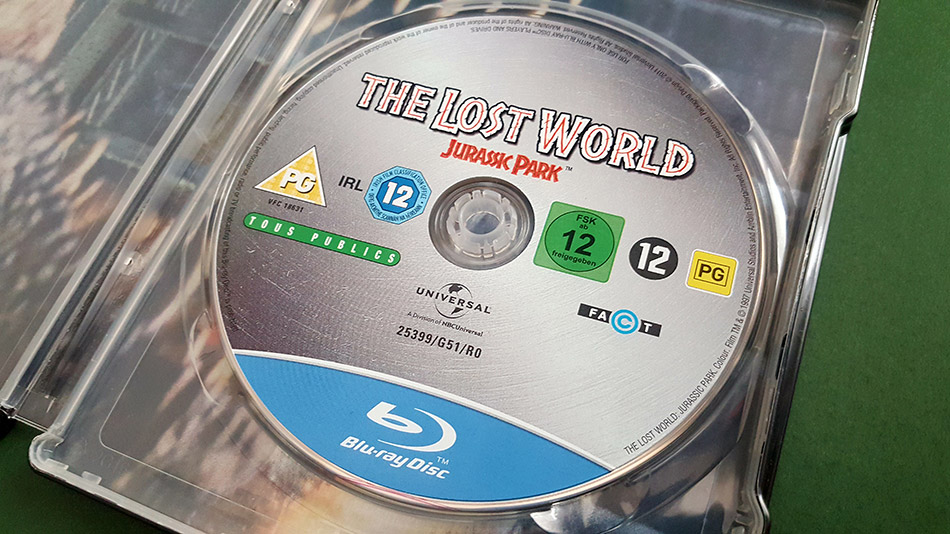 Fotografías del Steelbook de El Mundo Perdido: Jurassic Park en Blu-ray (Italia) 11
