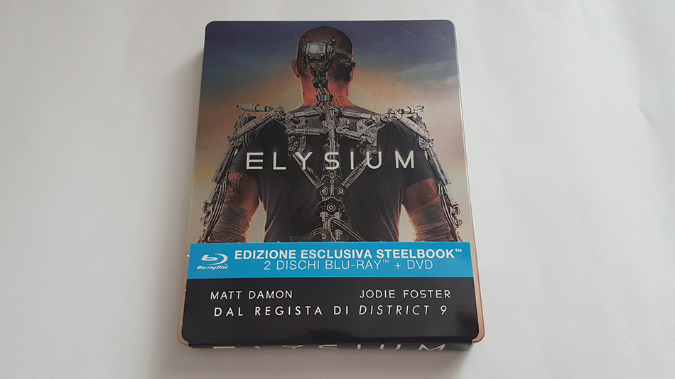 Fotografías del Steelbook de Elysium en Blu-ray (Italia) 2