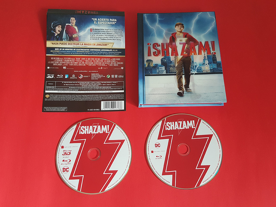 Fotografías del Digibook lenticular de ¡Shazam! en Blu-ray 3D 24