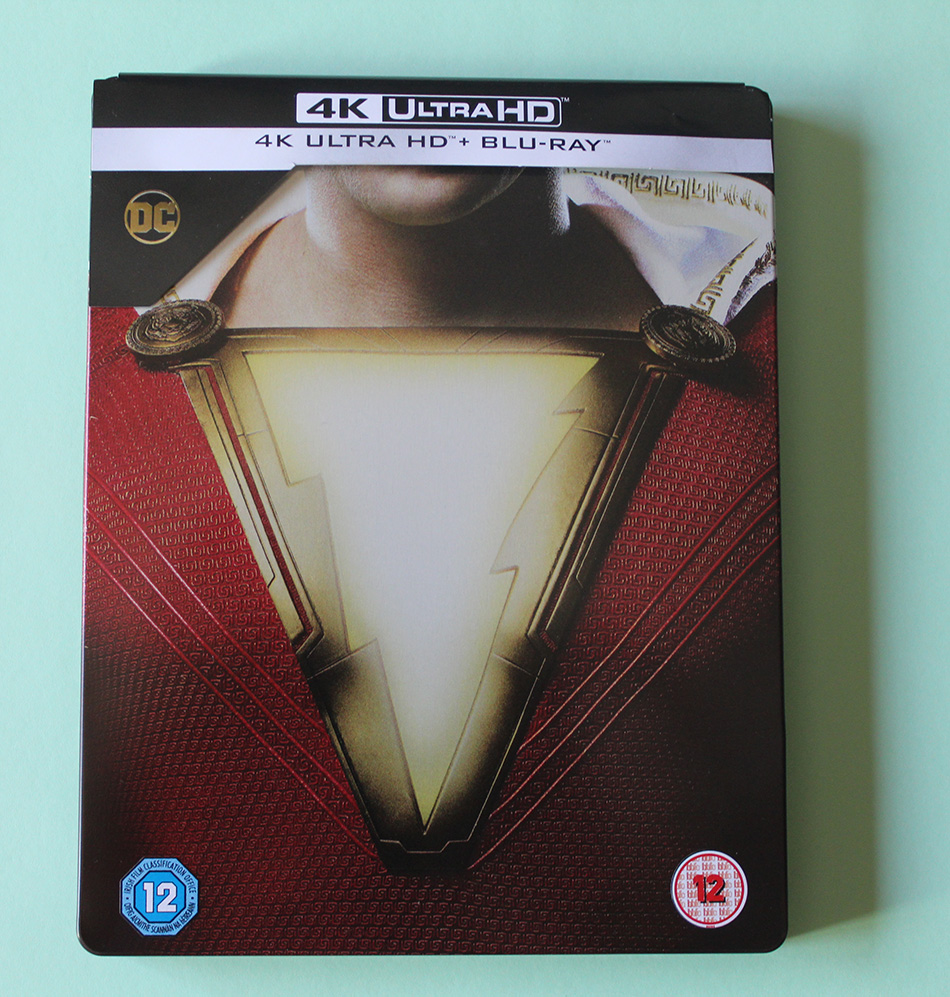 Fotografías del Stelbook de ¡Shazam! en UHD 4K y Blu-ray (UK) 1