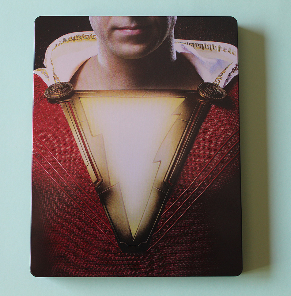 Fotografías del Stelbook de ¡Shazam! en UHD 4K y Blu-ray (UK) 4