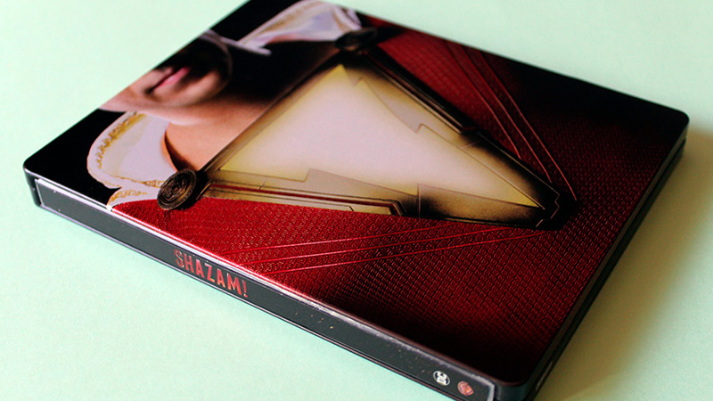 Fotografías del Steelbook de ¡Shazam! en UHD 4K y Blu-ray (UK)