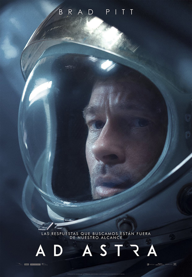 Póster final de Ad Astra, protagonizada por Brad Pitt 2