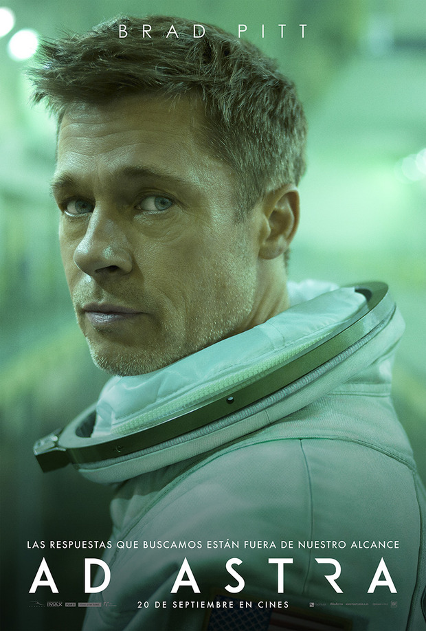 Póster final de Ad Astra, protagonizada por Brad Pitt 3