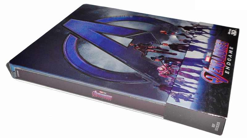Fotografías del Steelbook de Vengadores: Endgame en Blu-ray 3D