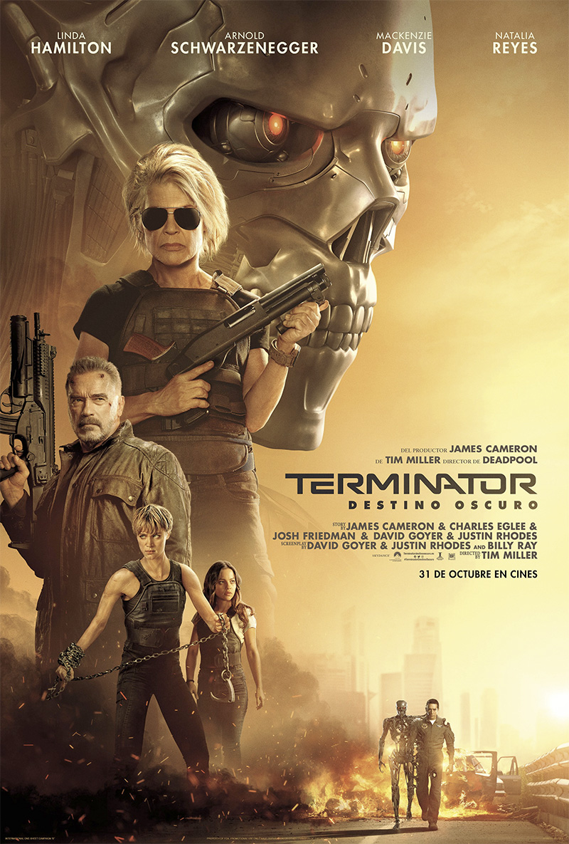 Nuevo tráiler y póster de Terminator: Destino Oscuro