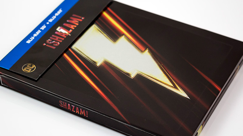 Fotografías del Steelbook de ¡Shazam! en Blu-ray 3D