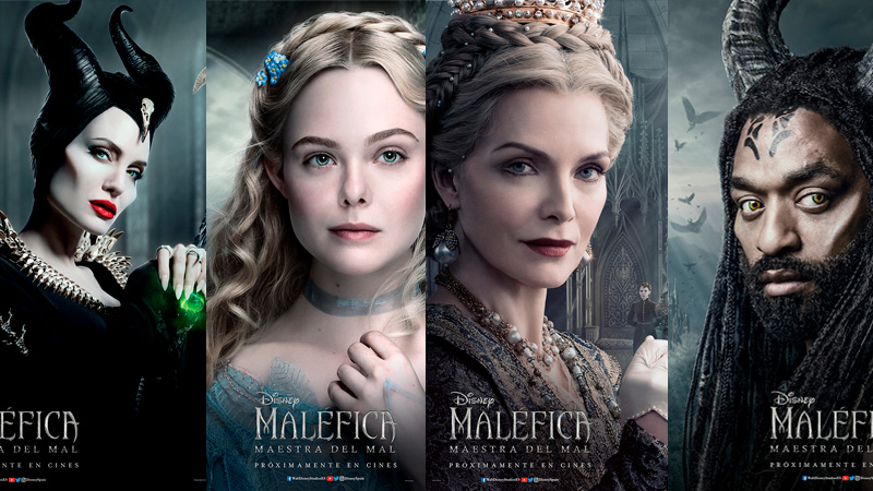 Pósters de personajes de Maléfica: Maestra del Mal