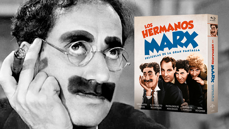 Información detallada del Pack Hermanos Marx en Blu-ray