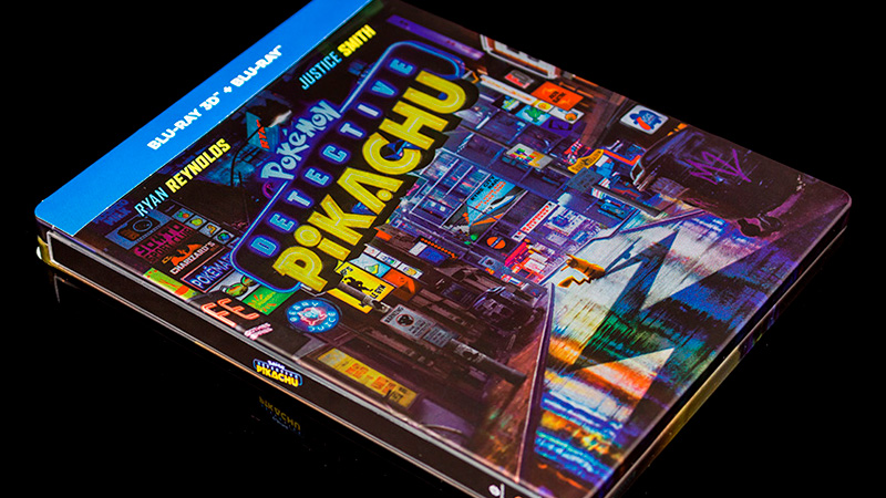 Fotografías del Steelbook de Pokémon: Detective Pikachu en Blu-ray 3D