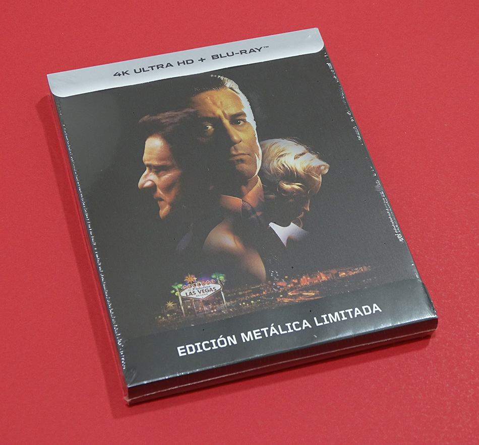 Fotografías del Steelbook de Casino en UHD 4K 2