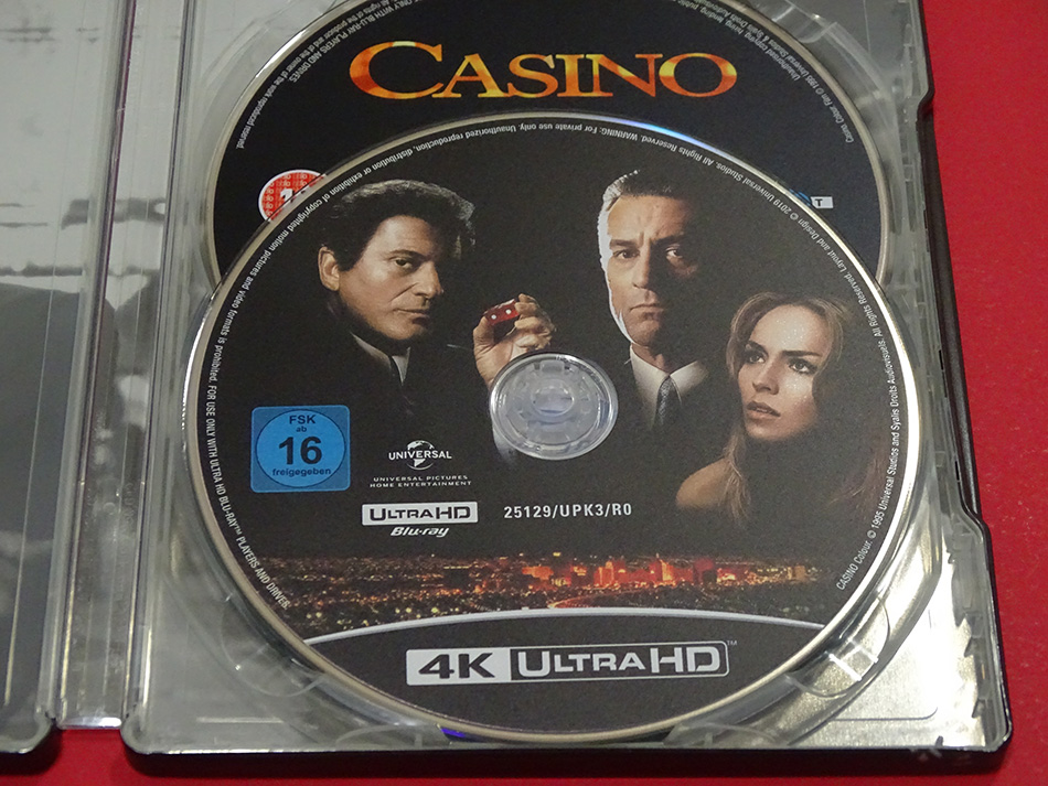 Fotografías del Steelbook de Casino en UHD 4K 11