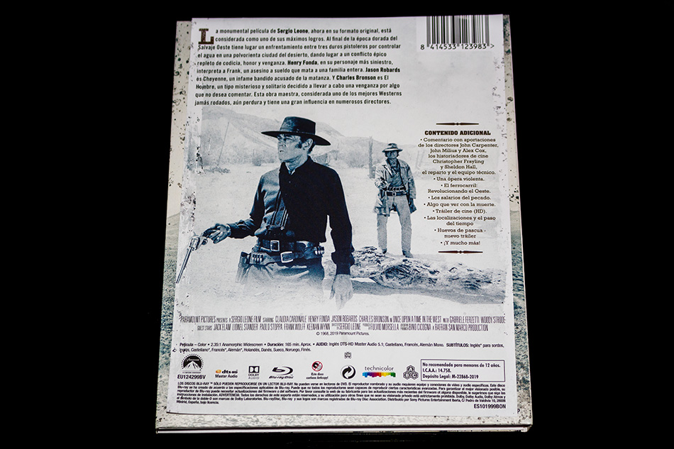 Fotografías del Digibook de Hasta que Llegó su Hora en Blu-ray 6