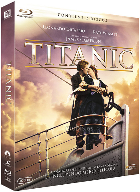 Carátulas definitivas de Titanic en Blu-ray y Blu-ray 3D