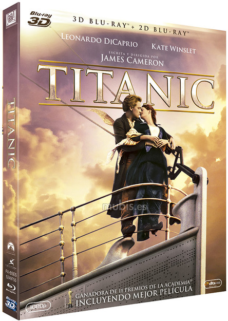 Carátulas definitivas de Titanic en Blu-ray y Blu-ray 3D