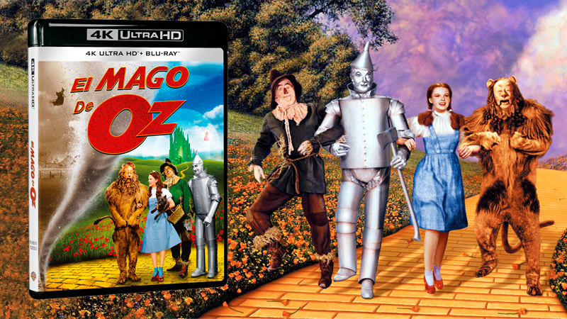 Más detalles de la edición en UHD 4K del clásico El Mago de Oz