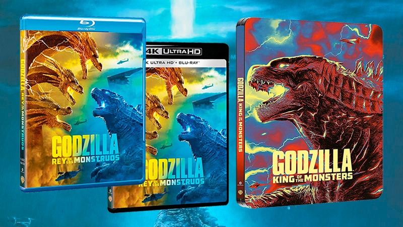 Todos los detalles de Godzilla: Rey de los Monstruos en Blu-ray, 3D y UHD 4K