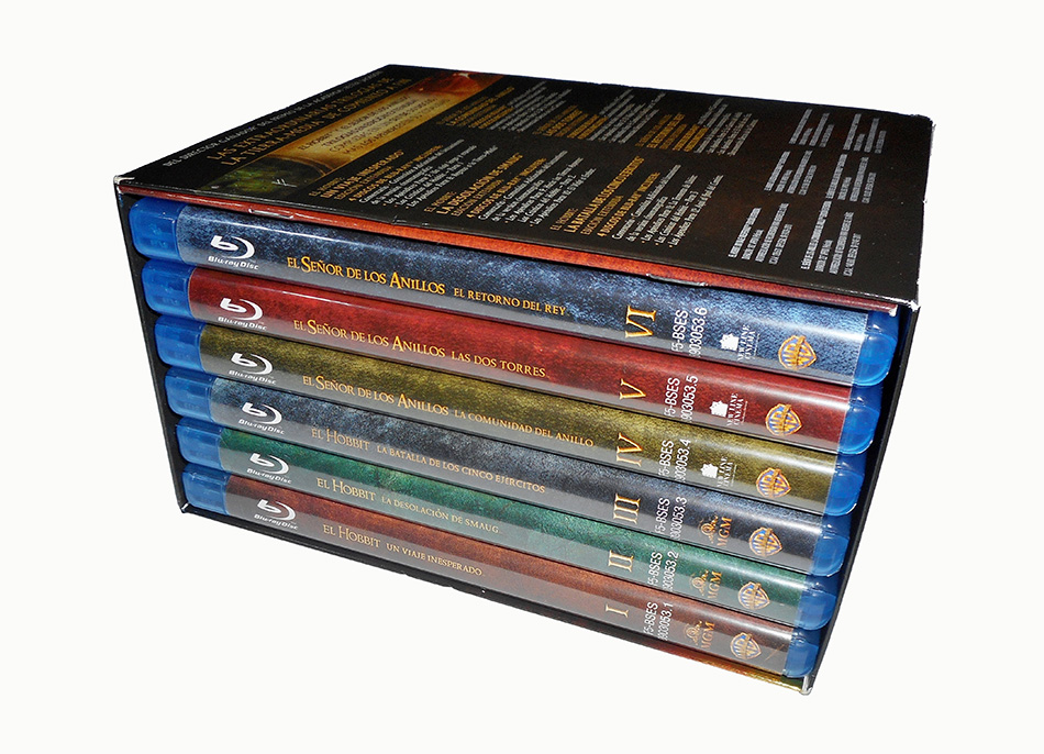 Fotografías del pack Tierra Media con las ediciones extendidas en Blu-ray 5