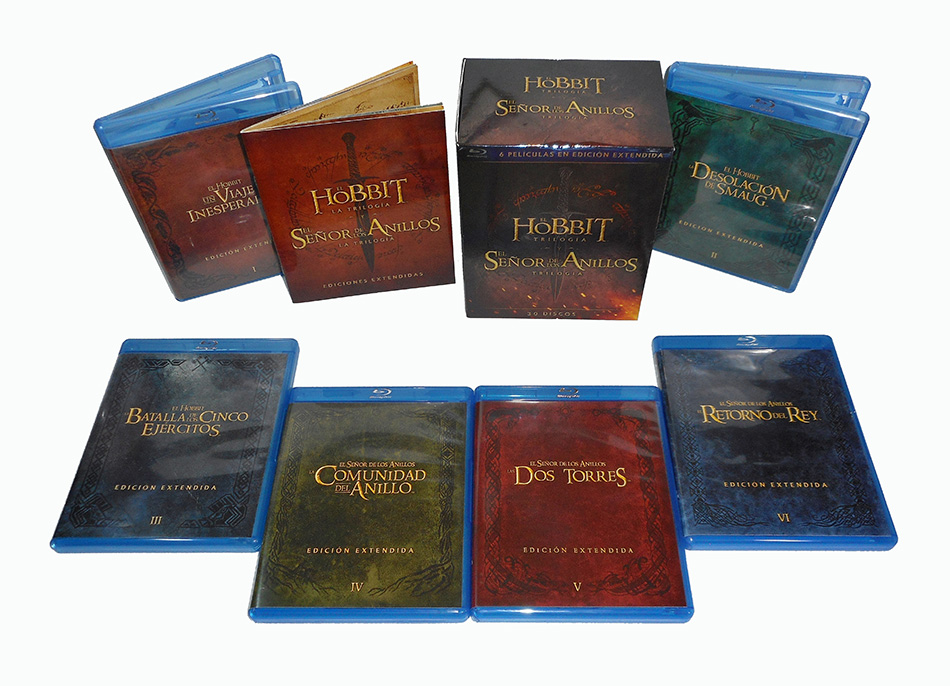 Fotografías del pack Tierra Media con las ediciones extendidas en Blu-ray 28