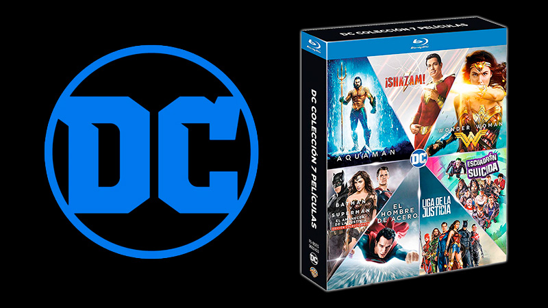 Pack con 7 Películas del Universo DC en Blu-ray